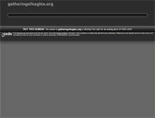 Tablet Screenshot of gatheringofeagles.org